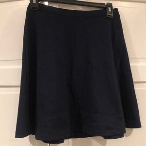 Navy blue skater skirt